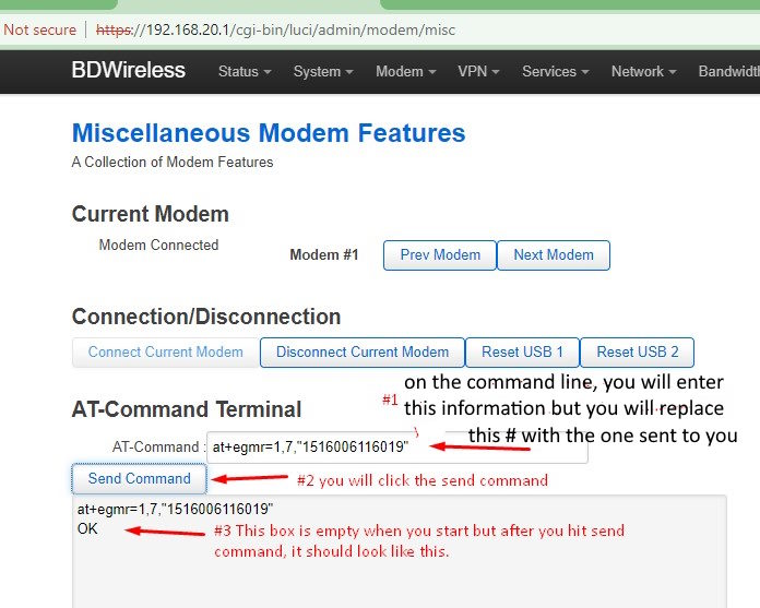 at command line address bar with an ip address typed in