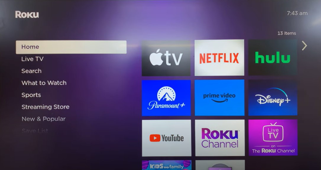 roku home